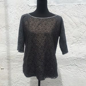 Dolan tshirt sweatshirt material tshirt with lace 🦩